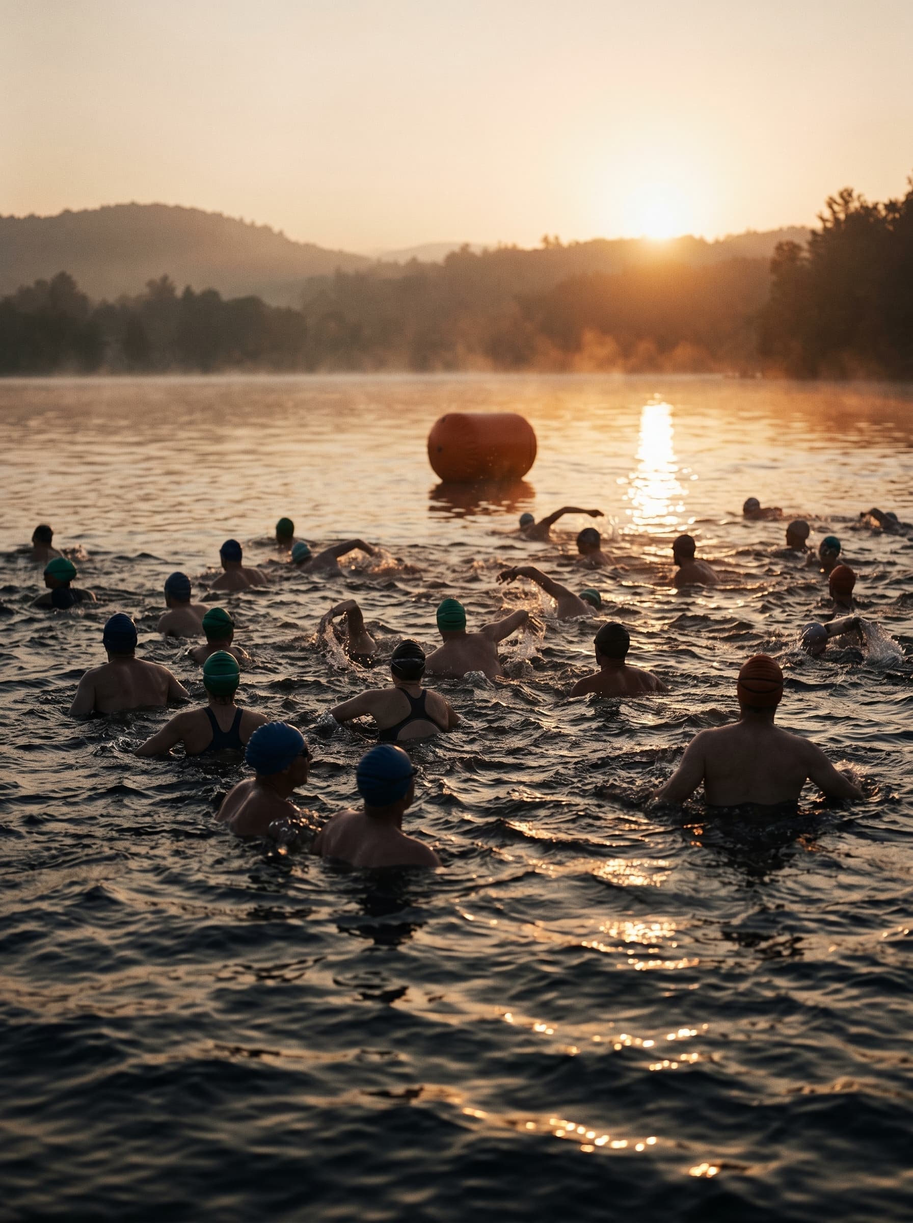 TRIATHLON — Open water start