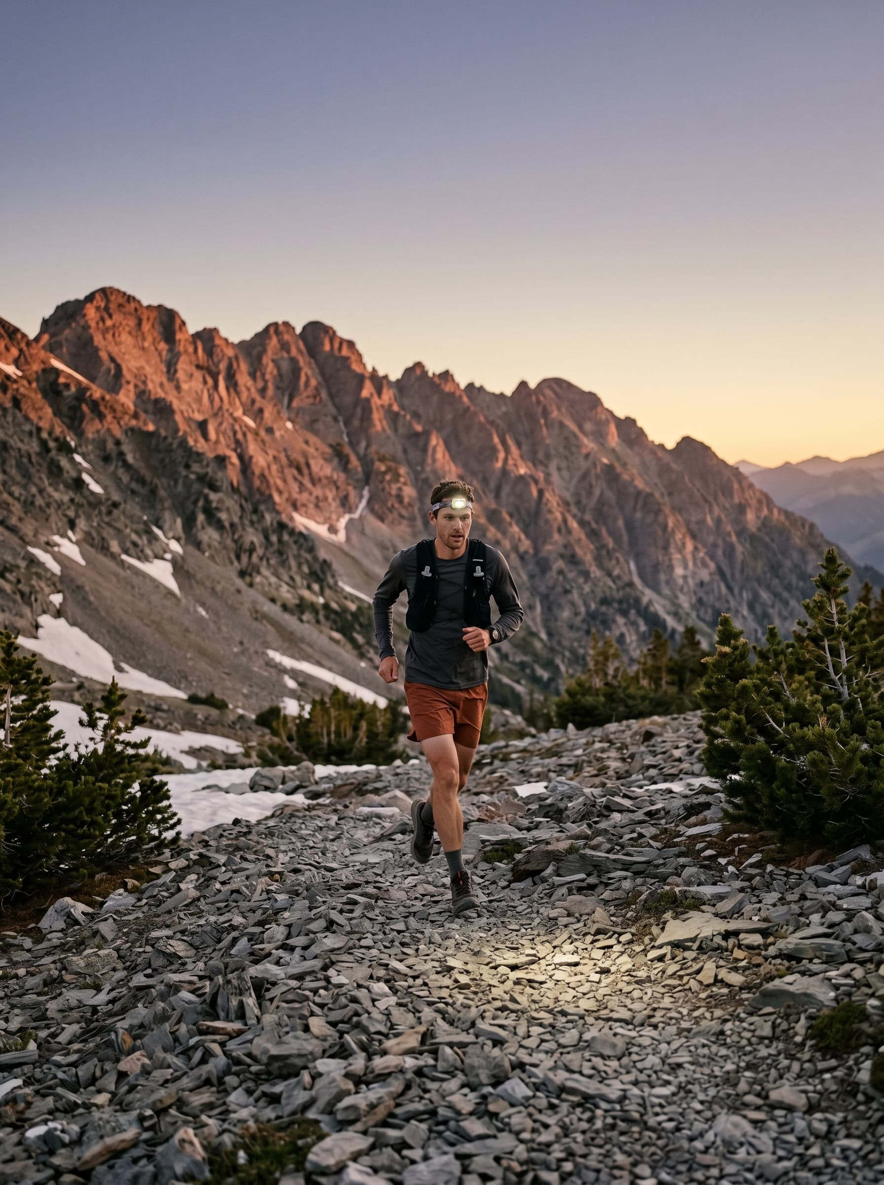 ULTRA TRAIL — Alpine scree