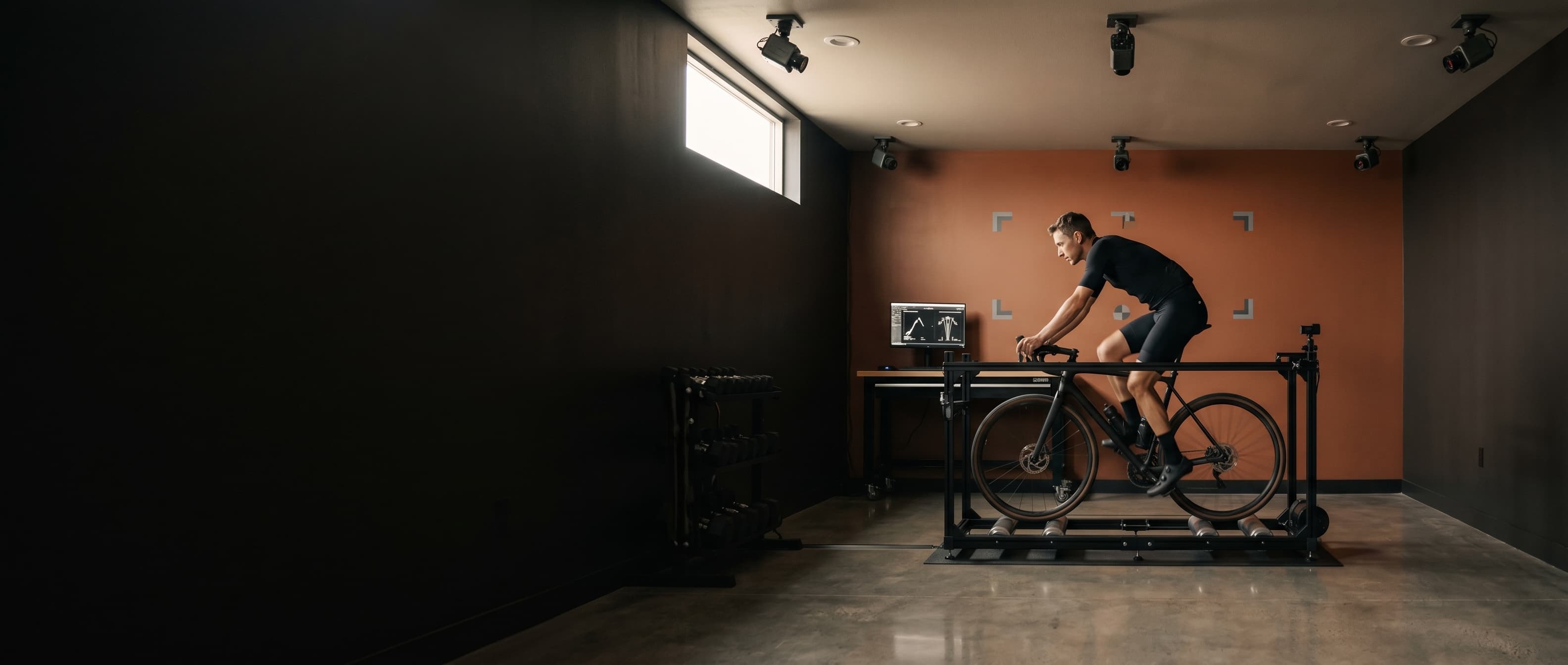 LAB — Studio interior, fit jig and IR cameras